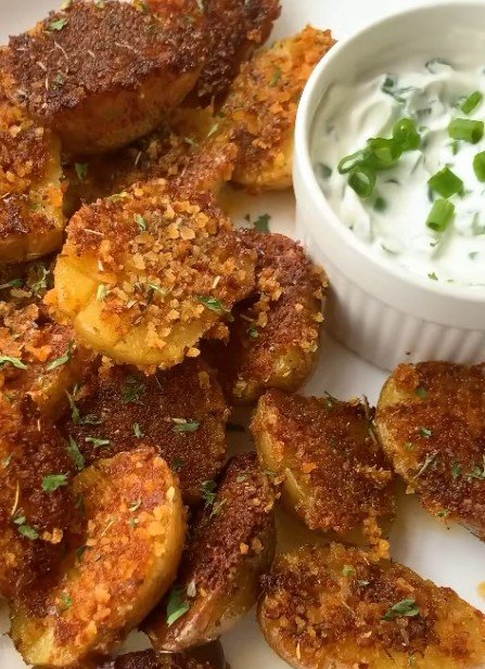 Crispy Parmesan Potatoes