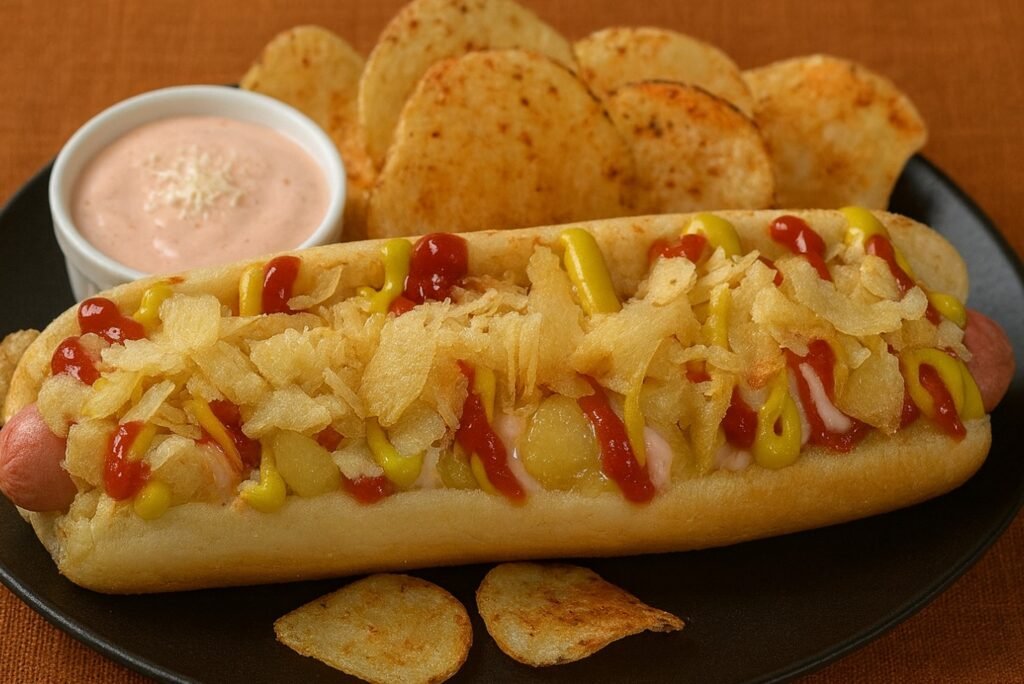 Colombian Hot Dogs (Perro Caliente Colombiano) – Sweet, Savory & Loaded Street Food Favorite